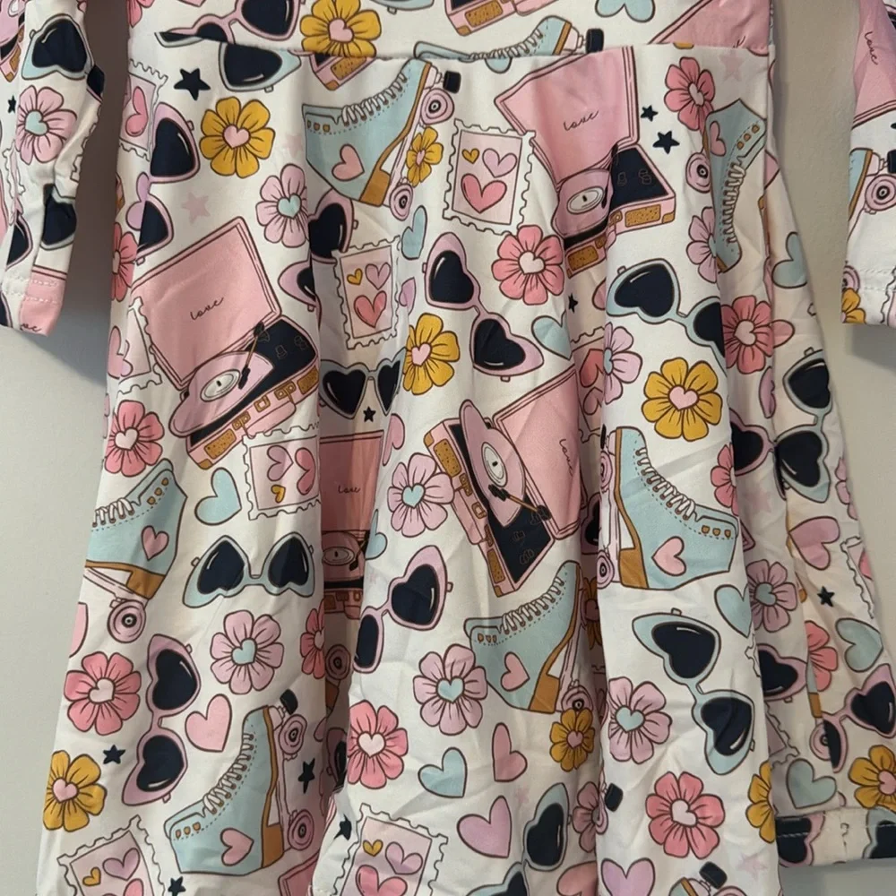 Pete and Lucy Retro Lovin Toddler Girl Dress Size‎ 2T